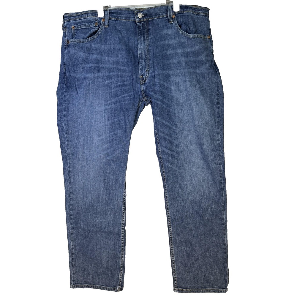 Levis 559 Jeans Mens 40x32 Blue Whiskered Straight Fit Stretch Denim Pants